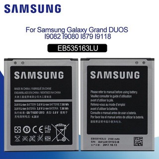 แบตเตอรี่ SAMSUNG I9082 สำหรับ Samsung Galaxy S3 i9080 SM-i9168 I9060 EB535163LU 2100mAh เปลี่ยนแบตเตอรี่