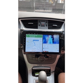 Nissan Sylphy จอ android ตรงรุ่น จอ 10 นิ้ว พร้อมหน้ากาก ปลั๊กตรงรุ่น ไม่คัดสายไฟ