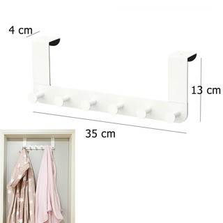 Door Hanger - White ที่แขวนติดผนัง ที่แขวนกระเป๋า ที่แขวนผ้า ที่แขวนหมวก ที่แขวนเสื้อ ตะขอแขวนประตู สีขาว