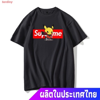 เสื้อยืดคอกลมterdiny โปเกมอนเสื้อยืดถักฤดูร้อน [มีสินค้า] [ค่ส่งฟร] ｛Cod｝เสื้อยืดผู้ชายผ้าฝ้าย 100% เสื้อผ้าผู้ชายขนาดให