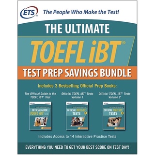 หนังสือ The Ultimate TOEFL iBT Test Prep Savings Bundle, Third Edition 3rd Edition