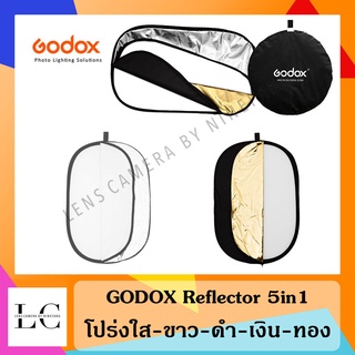 Reflector Godox 5 in1  ทรงสีเหลี่ยม ขนาด 120x180cm พร้อมถุงเก็บ / รีเฟค