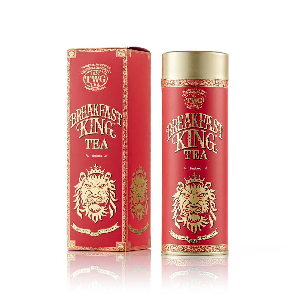 TWG Tea Breakfast King Tea Haute Couture Tea Tin Gift / ชา ทีดับเบิ้ลยูจี ชาดำ เบรคฟาสต์ คิง ที บรรจุ 100 กรัม