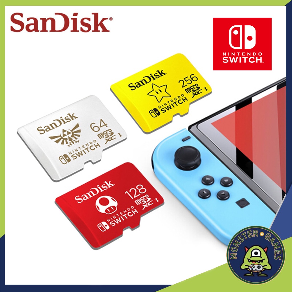 SanDisk microSD Card NSW 128GB 256GB 512GB (เมม switch)(Nintendo Switch Memory card)(MicroSD Card)(Micro SD Card)