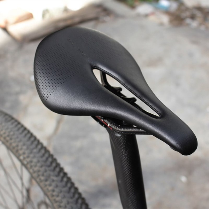 thumbnail image 2 of Shock Absorption Bike Seat EC90 Bike Saddle - Shock Absorption Mountain & Road Bike Seat, Black Ventilated Bike Seat 2 of 11