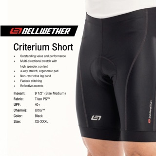 กางเกงปั่นจักรยาน Bellweather รุ่น Criterium