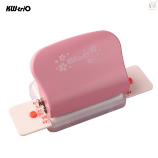 In Stock Kw -Trio 6 - Hole Puncher เครื่องเจาะรูกระดาษความจุ 6 มม . สําหรับ A 4 A 5 B 5 สมุดไดอารี่