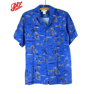 เสื้อฮาวาย TWO PALMS HAWAII SHIRT Golden Vintage Blue