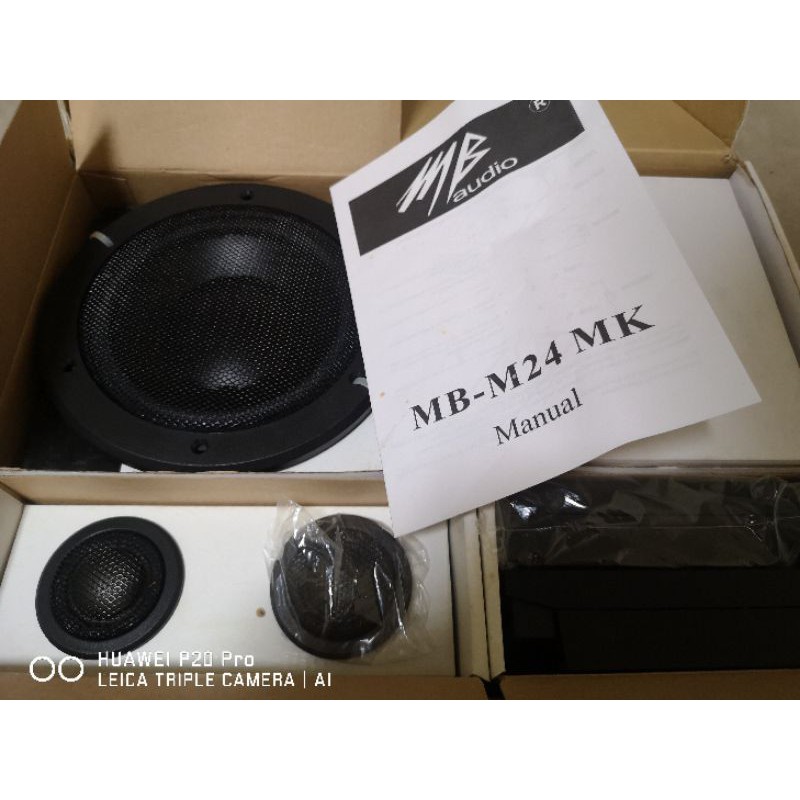 MB Audio MB-M24 MK ชุดลำโพงแยกชิ้น 6.5นิ้ว พร้อมทวีต​เตอร์และกล่องเน็ตเวิร์ค​ของใหม่