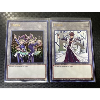 [2ใบ] Muto Yuki &amp; Seto Kaiba Ultra Rare Token yugioh card konami การ์ด ยูกิ ไคบะ โคนามิ ของแท้