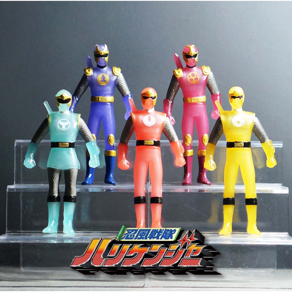 Bandai Ninpuu Sentai Hurricaneger ตัวใส 3.5 นิ้ว มดแดง เซนไต Soft Vinyl Super Sentai เหมา