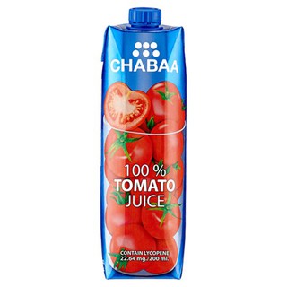 🔥HOT🔥 ชบา น้ำมะเขือเทศ 100% 1000มล. Chaba 100% Tomato Juice 1000 ml.