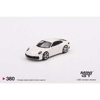 Mimi Gt 1/64 Porsche 911 (992) Carrera S White (Right-hand Steering) No.380 รถเหล็ก รถของเล่น