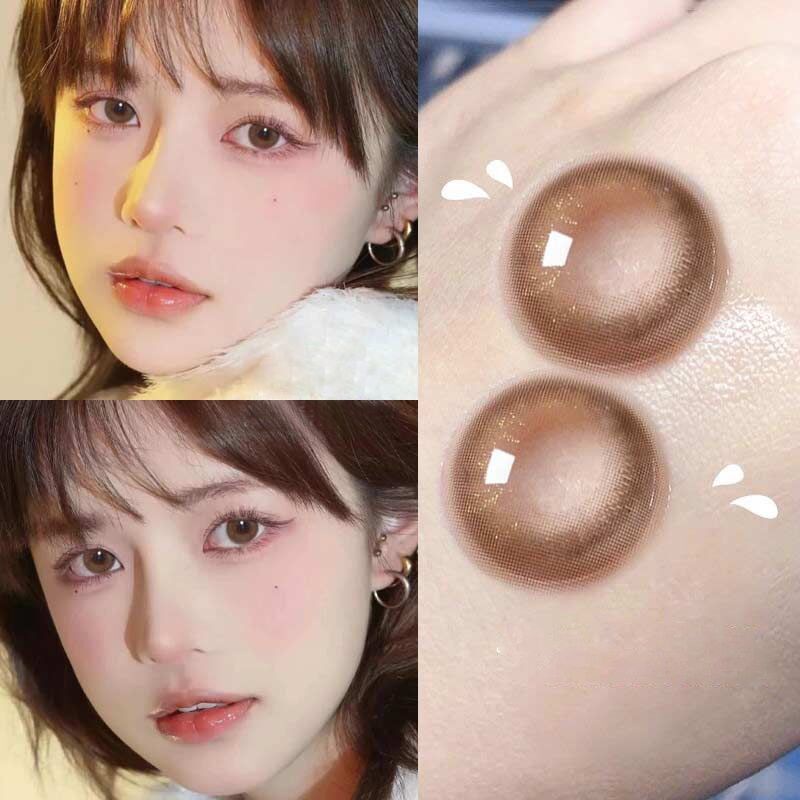 Yimeixi คอนแทคเลนส์สายตาสั้น 2 สี 0.00~-8.00 เกรดธรรมชาติ สีดํา คอนแทคเลนส์ mini คอนแทคเลนส์รายปี คอนเทคเลนส์สายตาสั้น ราคา ถูกที่สุด ดีลบีเคเค แกลเลอรีภาพที่ 6