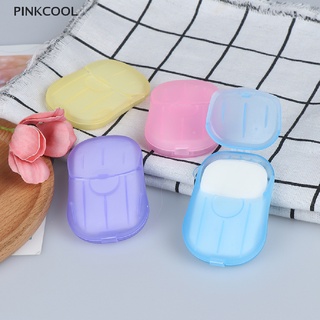 Pinkcool แผ่นสบู่กระดาษ ทําความสะอาดมือ 20 ชิ้น