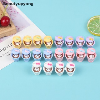 [Beautyupyang] แก้วกาแฟจิ๋ว 1:12 สําหรับตกแต่งบ้านตุ๊กตา 4 ชิ้น