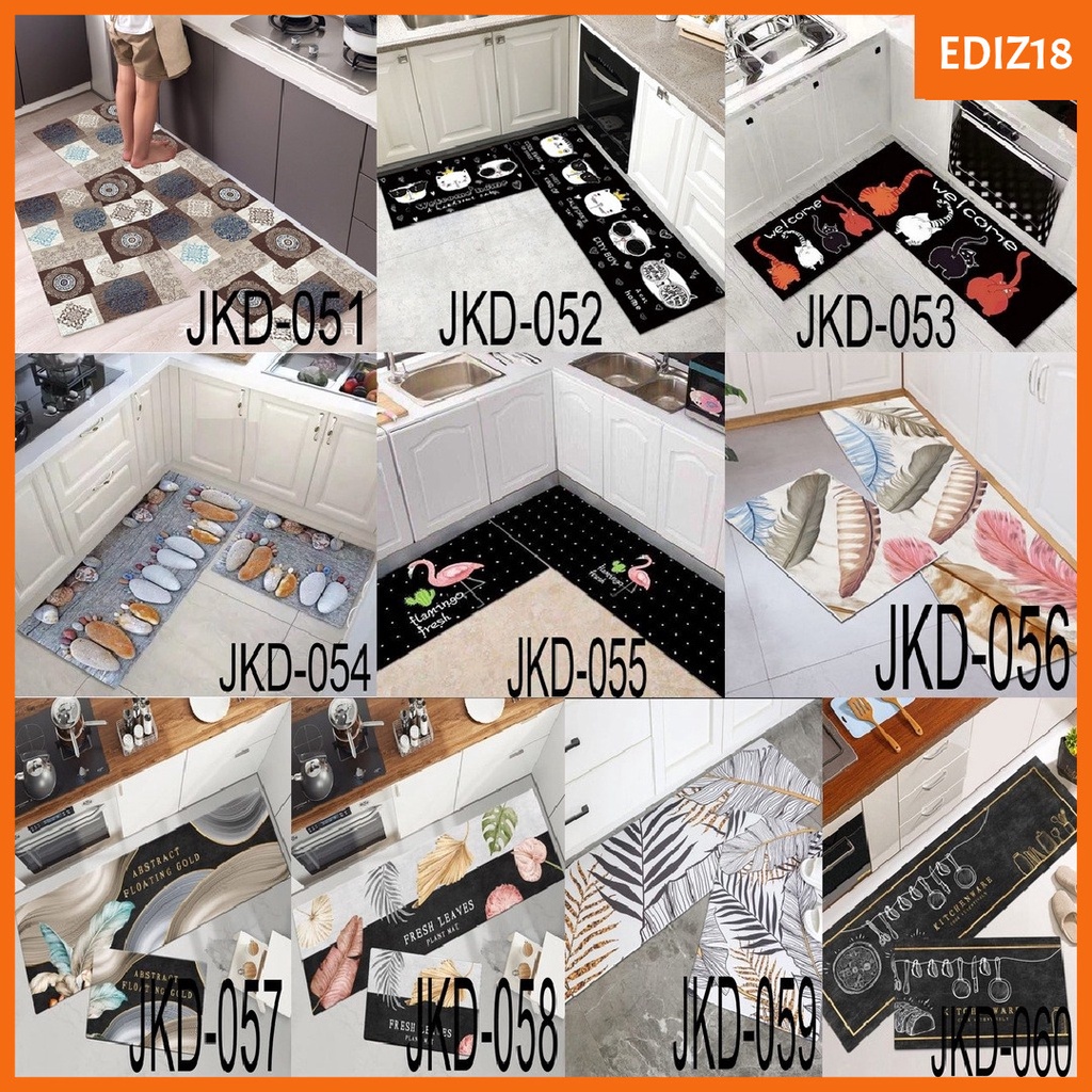 เสื่อครัวนุ่ม 2-in-1 JKD.051-100 ANTI-SLIP ใหม่ Motif | อีดิซ18