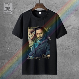 ขายดี เสื้อยืดแขนสั้น คอกลม พิมพ์ลาย Johnny Depp s IDbkpm01JLokge97 สไตล์คลาสสิก สําหรับผู้ชายSize S-5XL