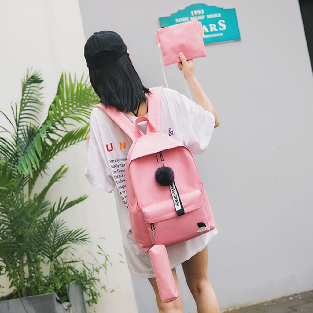 SIAMBAGSHOP(S894)-M2กระเป๋าเป้เซ็ต3ใบน่ารัก