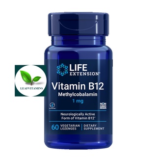 Life Extension  Methylcobalamin (Vitamin B12) 1 mg (1000 mcg) /60 Vegetarian Lozenges