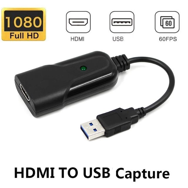 USB2.0 HDMI 1080P30Hz Video Capture HDMI USB Video Capture Card Dongle เกมสตรีมมิ่ง Live Broadcast