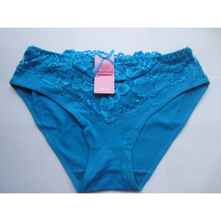 กางเกงในเนื้อคอตตอนลูกไม้สีสดใสHigh quality colorful panties