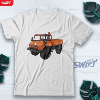 [COD]เสื้อยืด ลาย UNIMOG MERCY OFFROAD Off ROAD ADVENTURE สีส้มS-5XL