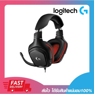 หูฟังเกมมิ่ง หูฟังเล่นเกมส์ Logitech G331 Gaming Headset Stereo Black/Red รับประกัน 1 ปี