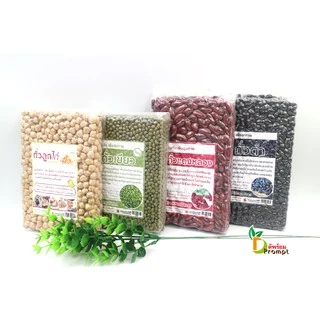 ถั่วลูกไก่ - แดงหลวง- ดำ - เขียว - 5สี - สิบทิศ ปริมาณ 500g