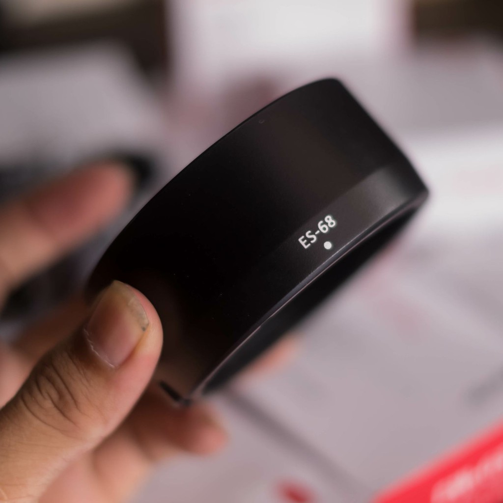 Hood For Canon ES-68 ผิวด้าน Canon EF 50mm f/1.8 STM เท่านั้น (ทรงกระบอก)