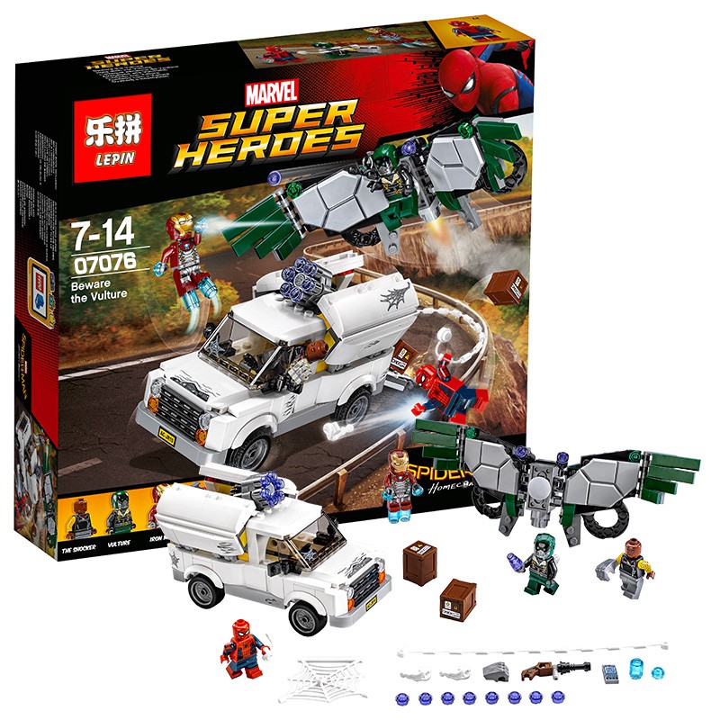 SY LEPIN SpiderMan Beware the Vulture ตัวต่อสไปเดอร์แมนสู้กับวัลเจอร์