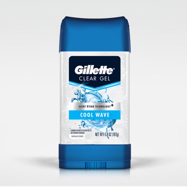 Gillette CLEAR GEL COOL WAVE ANTIPERSPIRANT/DEODORANT