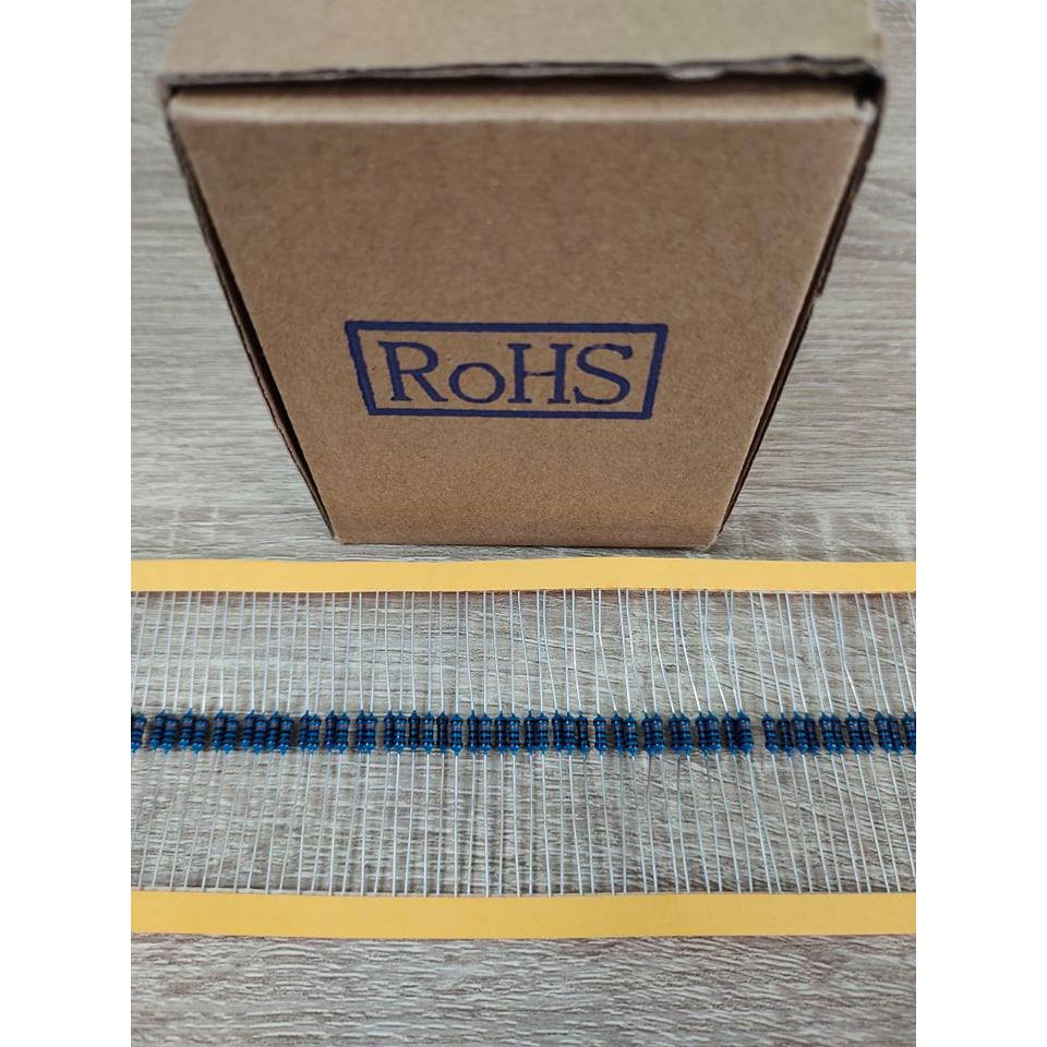 ตัวต้านทาน R 1/4W 1% ค่าโอห์ม 20ตัว/แพ็ค 0R 4.7R 10R 39R 47R 100R 150R 390R 470R 560R