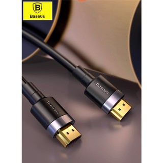 Baseus HDMIชาย 4K HDMI สายเคเบิลอะแดปเตอร์ชายถึง ชายBaseus Cafule 4K HDMI Male To 4K HDMI Male Adapter Cable