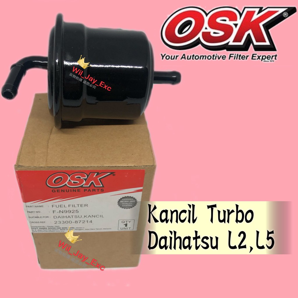 OSK F-N9925 FUEL FILTER KANCIL TURBO,DAAIHATSU L2,L5 (F-N9925)