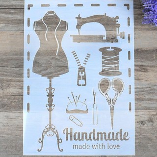 ลายฉลุขนาด a 4 ตกแต่งสมุด diy