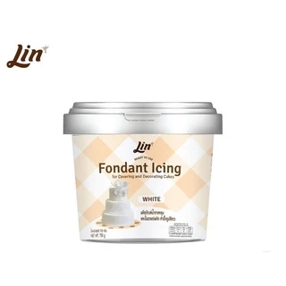 ✅ลิน น้ำตาลคลุมเค้ก สีขาว Lin Fondant Icing (White)ขนาด750 กรัม