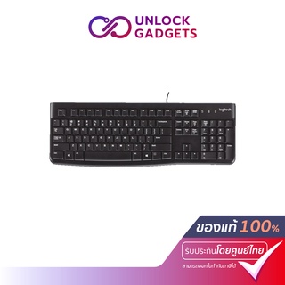 Logitech K120 USB Keyboard (คีย์บอร์ด) คีย์แคป ไทย/อังกฤษ