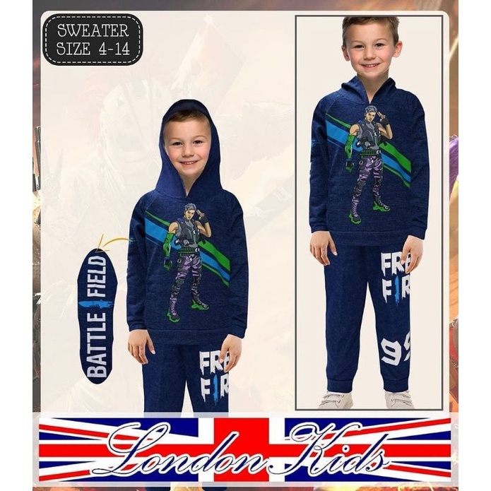HODIE FREEFIRE SWETER SET