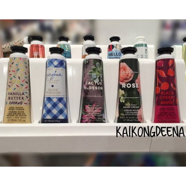 ลดล้างสต๊อค[แท้100%] Hand cream Bath&Body Works บำรุงมือกลิ่นหอมมาก ราคาต่อชิ้น