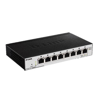 DLINK DGS-1100-08P  8-port UTP 802.3af PoE Gigabit Smart Switch (Port 1-8 Up to