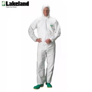 ชุด PPE แบบคลุมทั้งตัว Coverall ของ Lakeland Type 5/6 EN14126