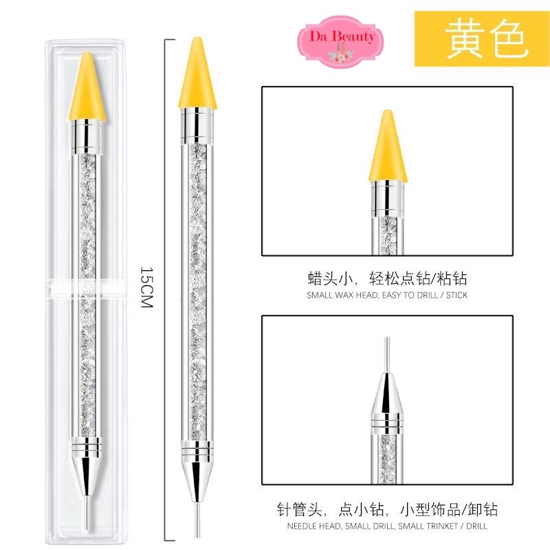 ปากกาดูดเพชร ปากกาจิ้มเพชร จิ้มอะไหล่ ไม้ดูดเครื่องประดับ มีหัว 2 ด้าน - รูปที่ 2