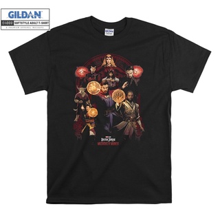 T-shirt  Gildan เสื้อยืด โอเวอร์ไซซ์ พิมพ์ลาย Marvel Doctor Strange The Multiverse สําหรับเด็ก Unisex 7014S-5XL