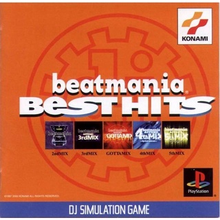 Beat mania Best Hits (สำหรับเล่นบนเครื่อง PlayStation PS1 และ PS2 จำนวน 1 แผ่นไรท์)