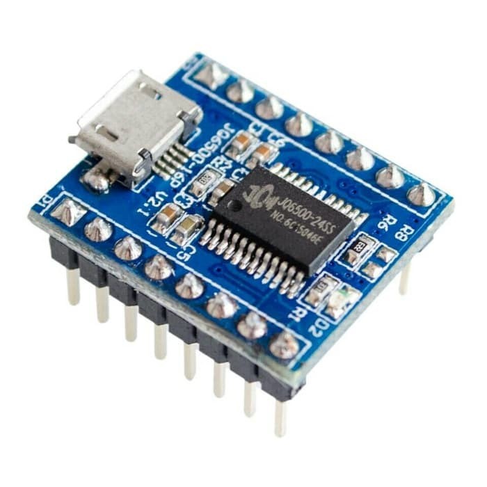 JQ6500 2MB MP3 WAV AUDIO SOUND PLAYER โมดูล SERIAL TTL 5 WAY SWITCH