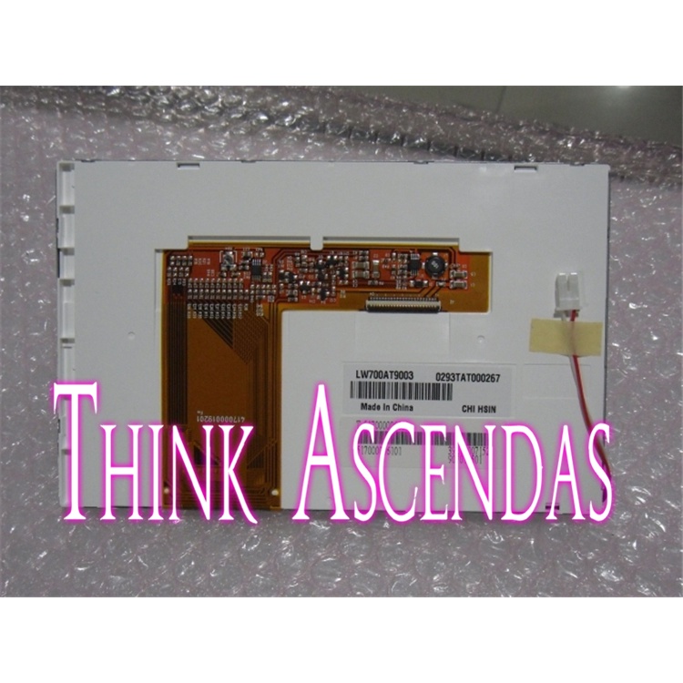 YY 1 ชิ้นใหม่ใหม่ LS700AT9001 / LW700AT9003 / LW700AT9309 7.0 นิ้ว TFT LCD Digital Screen