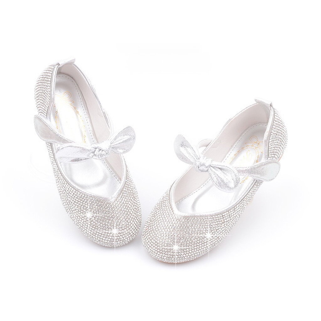 Shoe1427- รองเท้าคัชชูเด็กเล็ก รองเท้าคัชชูเด็กโต ติดเพขร โบว์ (ความยาววัดจากพื้นภายใน ให้ใช้ความยาวเท้า +0.5/เท้าอูม… ราคา ถูกที่สุด ดีลบีเคเค แกลเลอรีภาพที่ 3