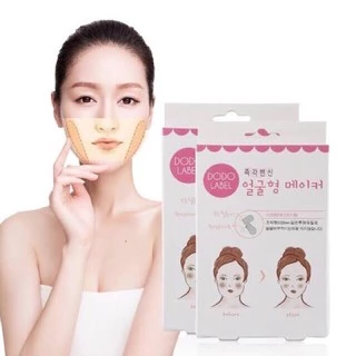 🔥พร้อมส่ง🔥ถูกที่สุด Dodo Label แผ่นสติกเกอร์แปะหน้าเรียว V-Shape