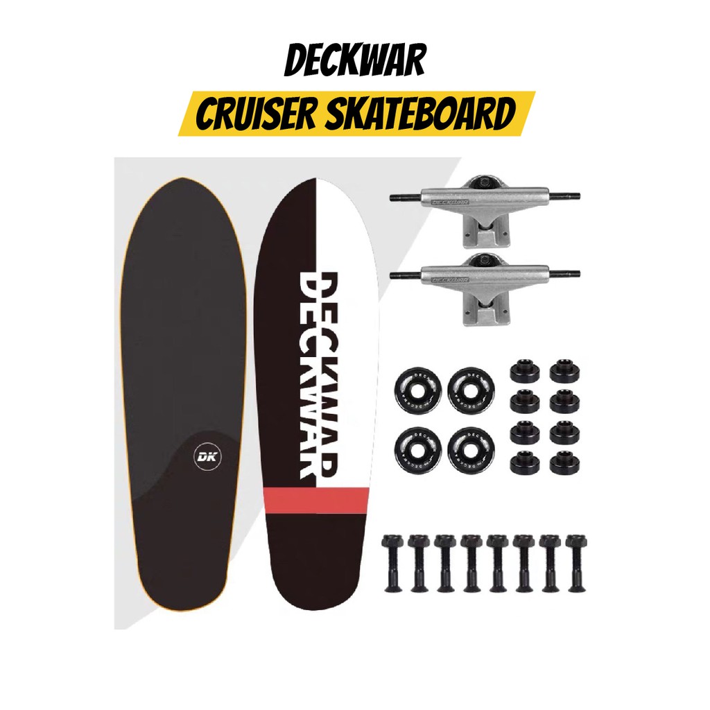 🔥🔥พร้อมส่ง🔥🔥  DECKWAR CRUISER BOARD ครุยเซอร์บอร์ด  27 นิ้ว